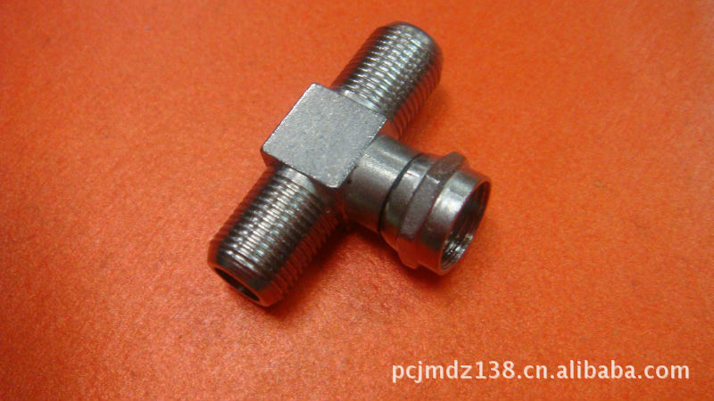 F转接头/F一公两母/视频插头/有线电视接头/闭路电视头