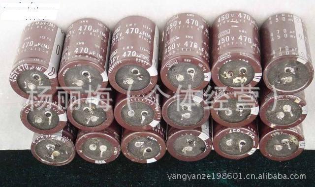 現长期供应拆机翻新电解电容450V470UF测好