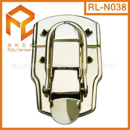 供应工具盒扣锁 纸制品盒扣锁 作业箱扣锁 铝箱锁 N038