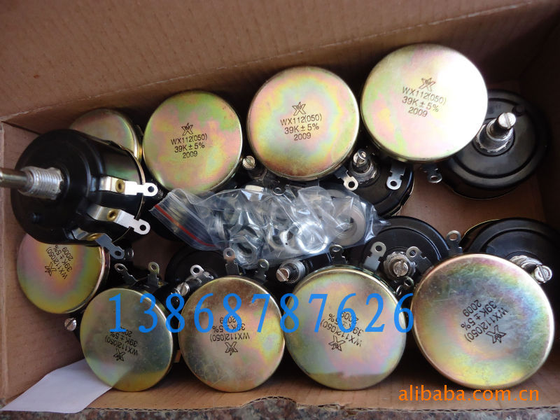 WX112(050)39K±5%精密单圈线绕电位器.滑动变阻器调速器