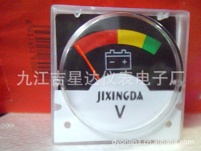 电池测试仪/电池电量检测仪器/电压表/电量表/圆形电压表