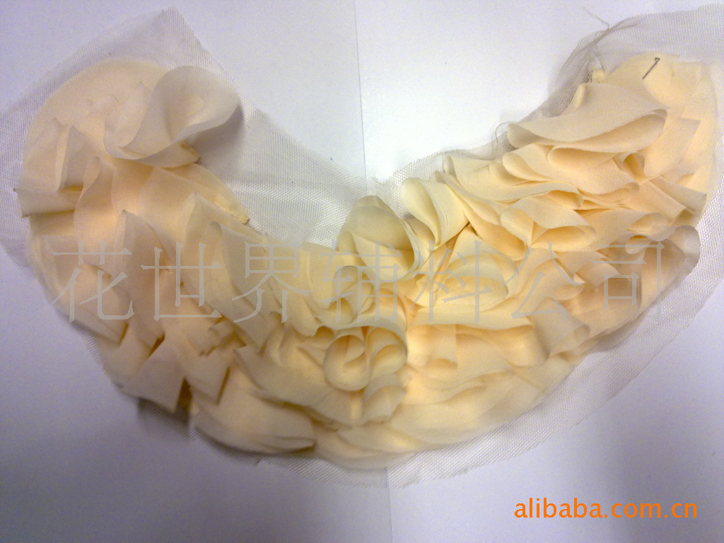 雪仿花边,手工花,车花