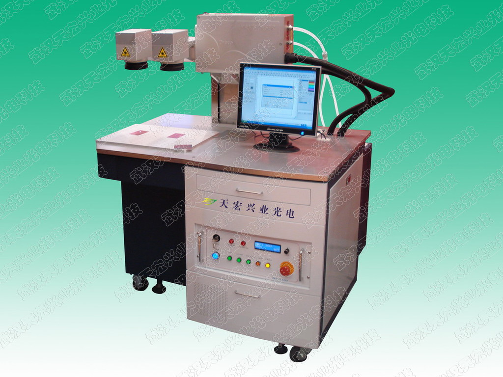 供高效双头激光打标机，五金打标机,卫浴饰品激光打标机