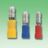 深圳现货直销KST双压接式黄色子弹形公母接线端子