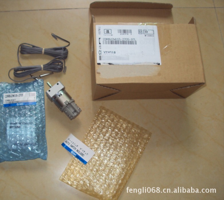 SMC原装正品气缸CDRBU2WU15-270S-97L高精度微型气缸小型化