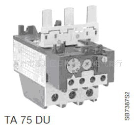 ABB代理 ABB热过载继电器 TA75DU52   电流可调范围36-52A