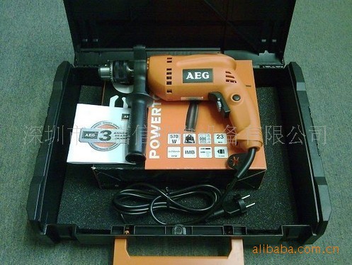 批发零售德国AEG冲击电钻SBE570R