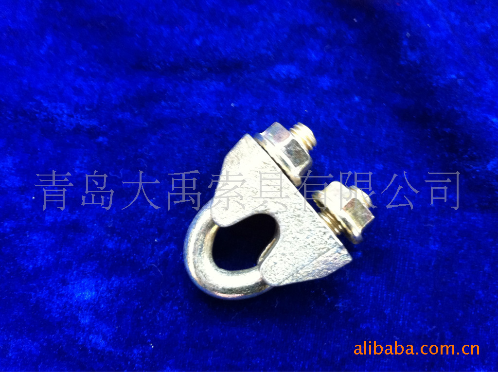 厂家玛钢卡头重型钢丝绳卡扣u型卡扣收紧器夹头扎头固定猫爪 索具