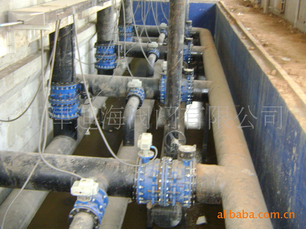 天津迪海阀门 现场电动蝶阀应用  电动蝶阀 电动球阀安装调试