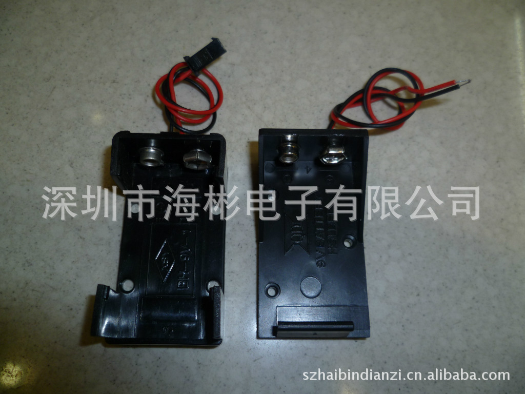 供应9V带线电池盒，9V电池，9V充电器 9V电池盒
