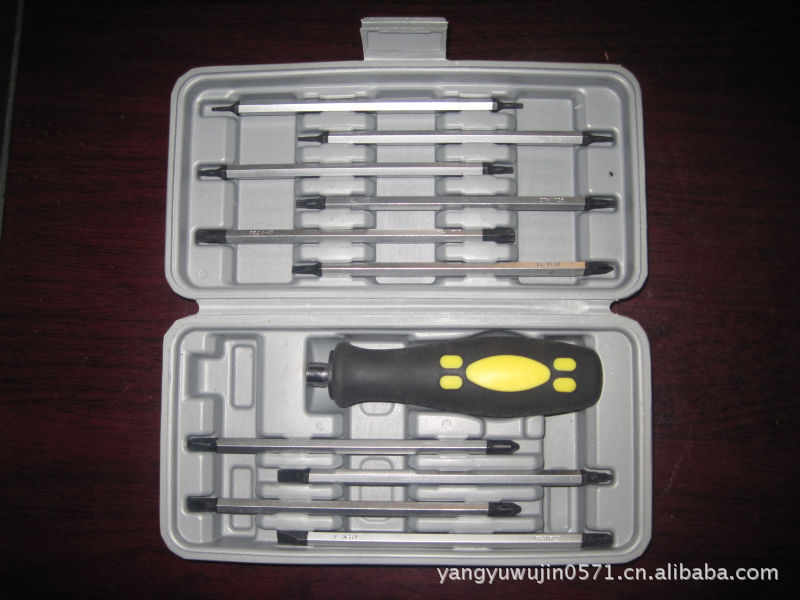 批发 供应 11PC十字 螺丝刀 批头组套五金组合工具