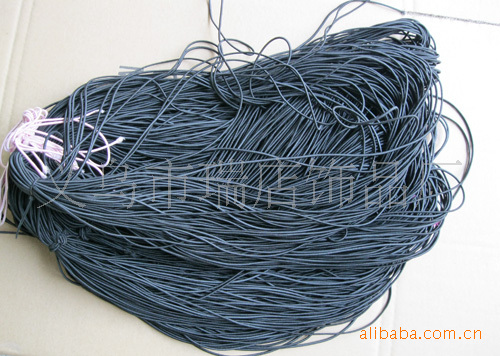 厂家供应2.0MM线径弹力绳，松紧带，服装鞋帽及头饰辅料松紧绳