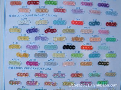 本厂生产PVC片 PET耐高温珠片 圆形亮片  方形珠片  花形亮片