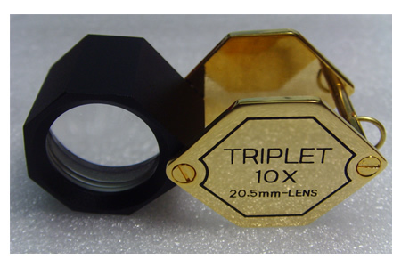 珠宝放大镜 十倍珠宝放大镜 六角放大镜 六边形放大镜