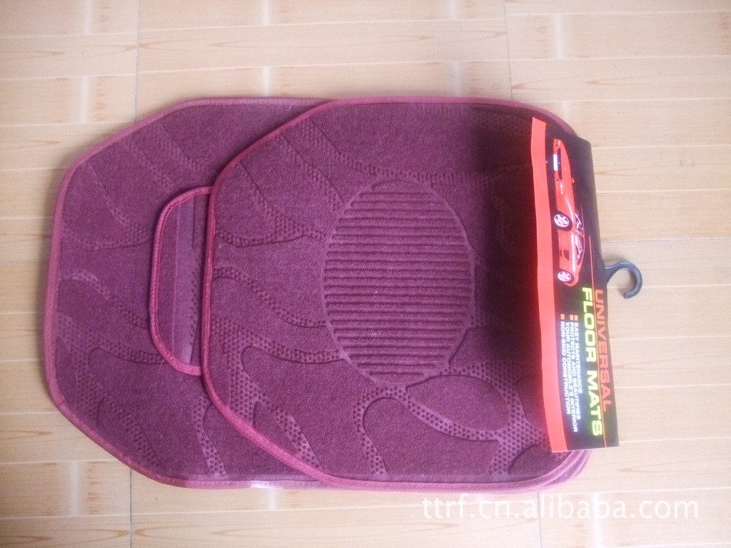 Wholesale Rongfeng felt car mat five-piece universal mat free size carpet mat five-seat four-season universal