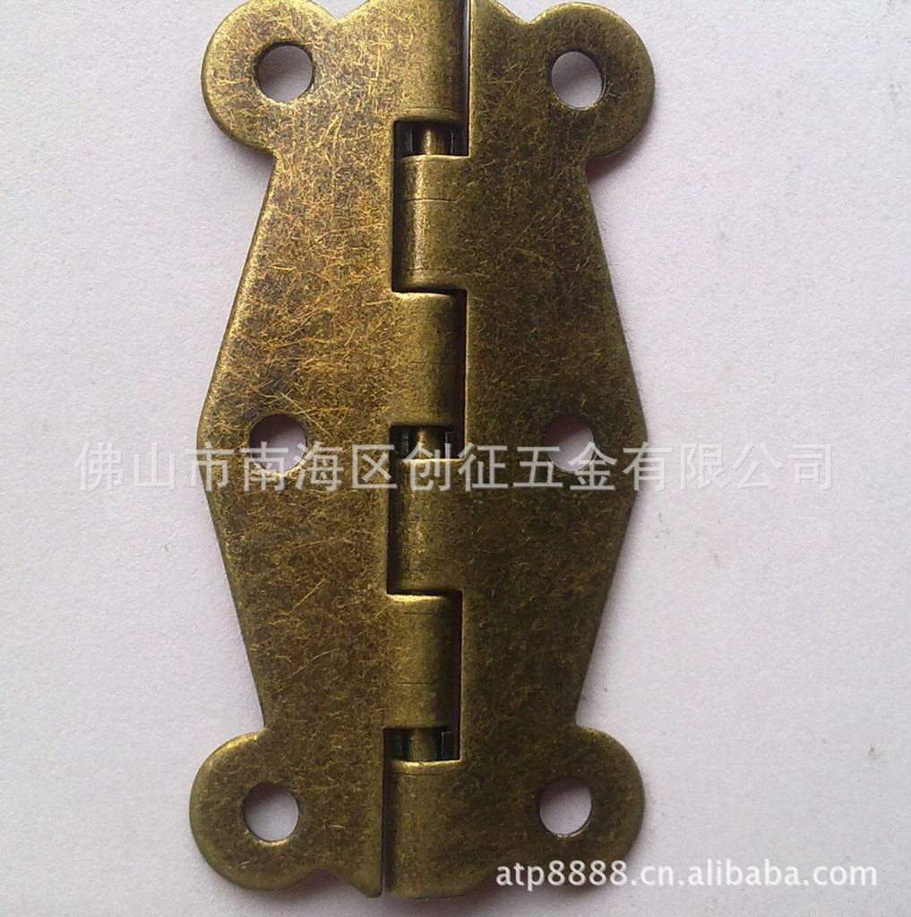 厂家直销优质仿古蝴蝶合页 大梅花合页 后扣