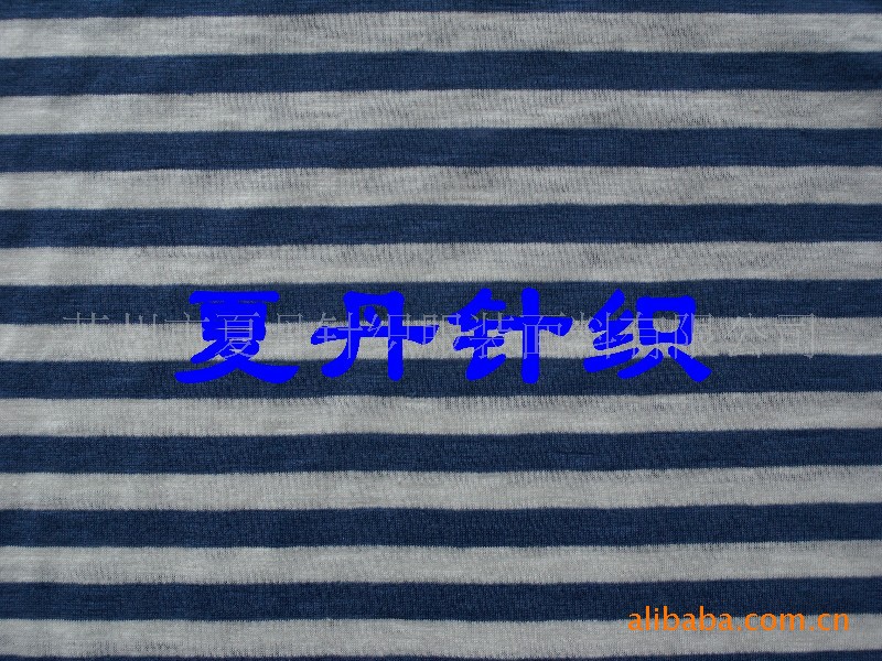 棉竹节彩条汗布(图)，提花汗布，调线汗布，长绒棉，PIMA棉