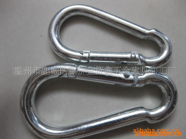 不锈钢钩Φ5×50(图)弹簧扣快挂快速钩登山扣登山钩五金配件