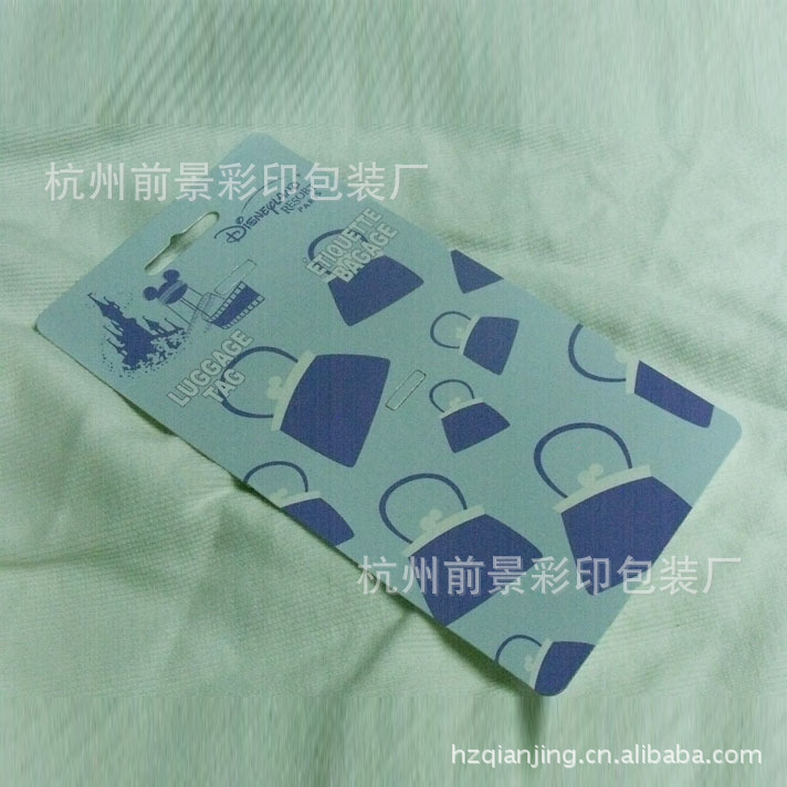 【前景】服装吊牌 彩印女装吊牌 童装内衣吊卡标签制作
