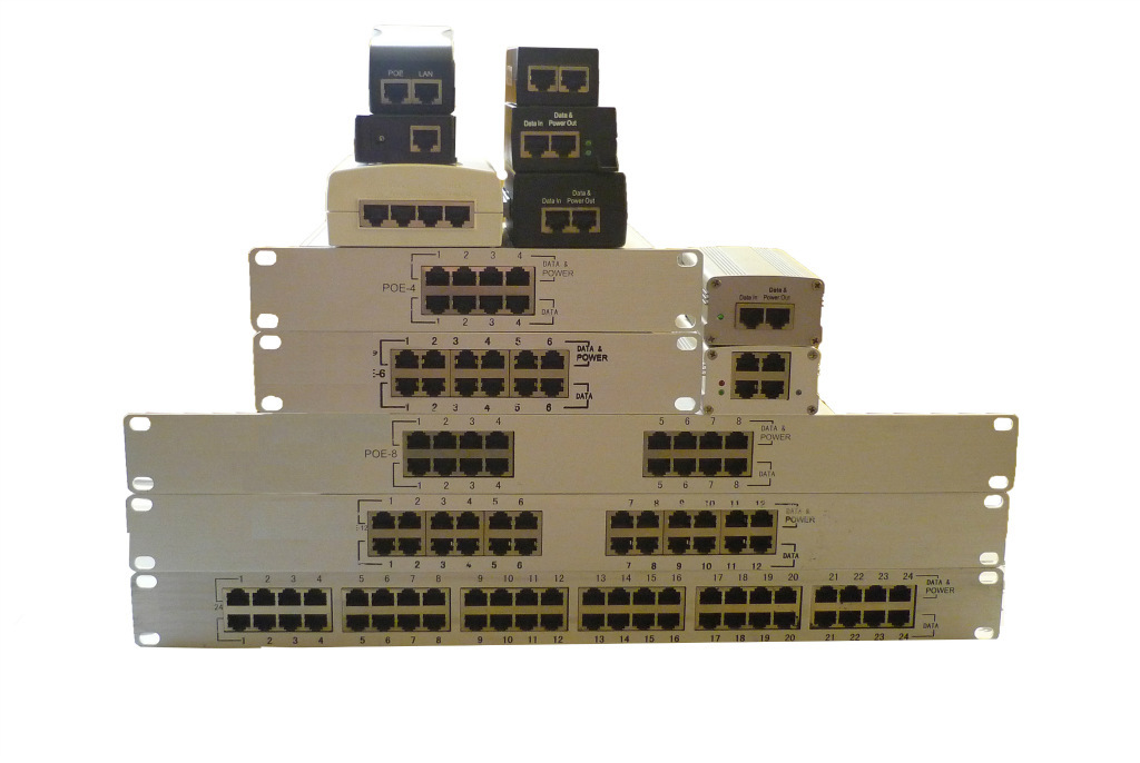 1,2,4,6,8,12,16,24口POE供电模块