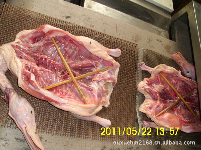 供应大功率微波烘干鸭子连带红外线一体化设备