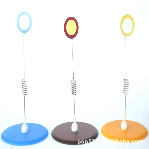 弹簧摇摇牌,促销广告夹,POP摇摇卡,弹簧广告牌(图)