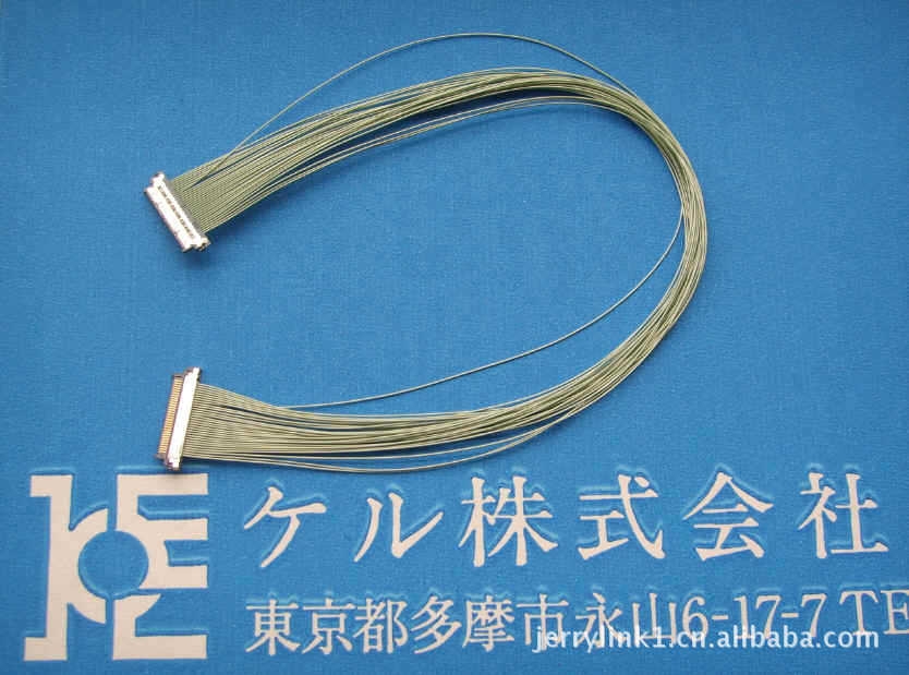 日本KEL连接器30PIN 75CM 信号离散线连接器 USL20-30SS-075-BH