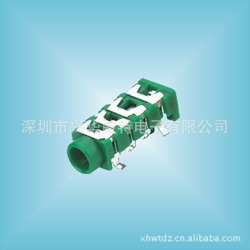 3.5 SMT 贴片耳机插座 音频母座接口 8脚贴片4节 Phone Jack