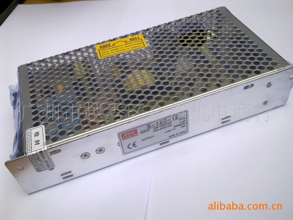 供应原装铭纬开关电源S-120-12（广州百万库存销售）