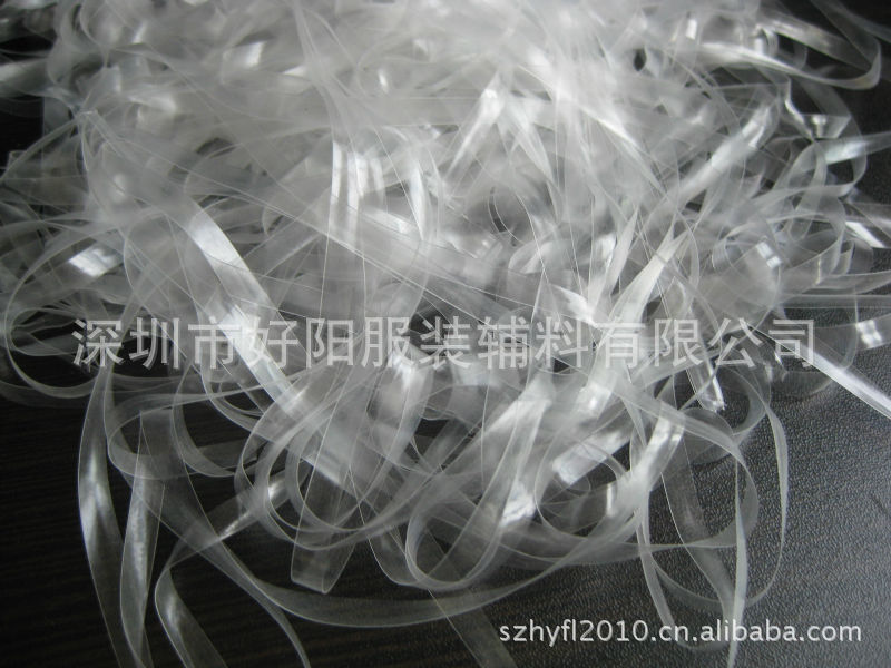 厂家直销透明松紧带弹力带QQ带不打结0.6CM实用高弹力高弹性