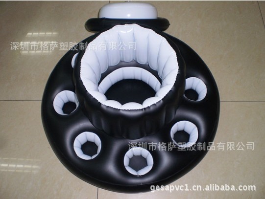 厂家供应充气冰桶 圆形加盖户外冰桶  圆形加盖冰桶  可加印LOGO