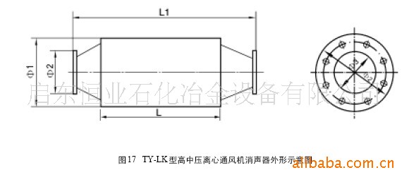 厂家供应 高中压离心通风消声器