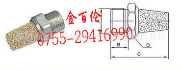 供应铜消声器YQS