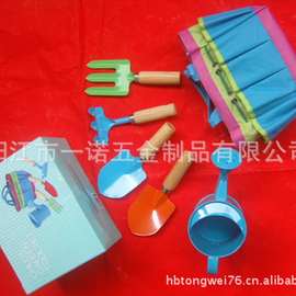 H-018套装园艺工具配件儿童花园工具耙铲三齿叉淋花壶浇花壶