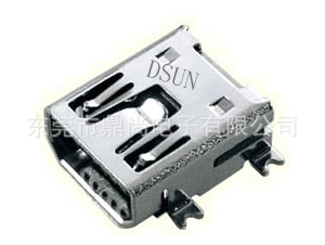 供应USB插座 MINI 5PIN USB插座