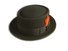 羊毛尼　爵士帽　绅士帽　平顶礼帽　毡帽　男女通用子