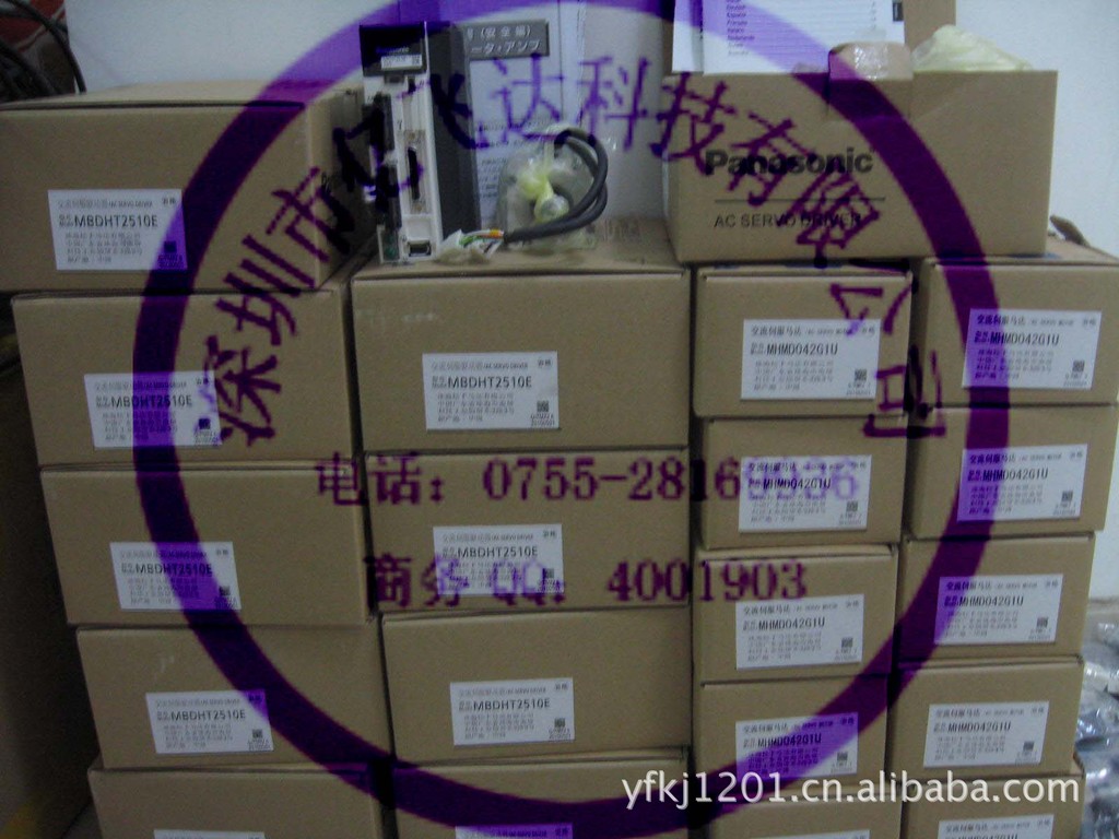 特价供应松下750w伺服电机马达驱动器精准控制机械手高精度多轴