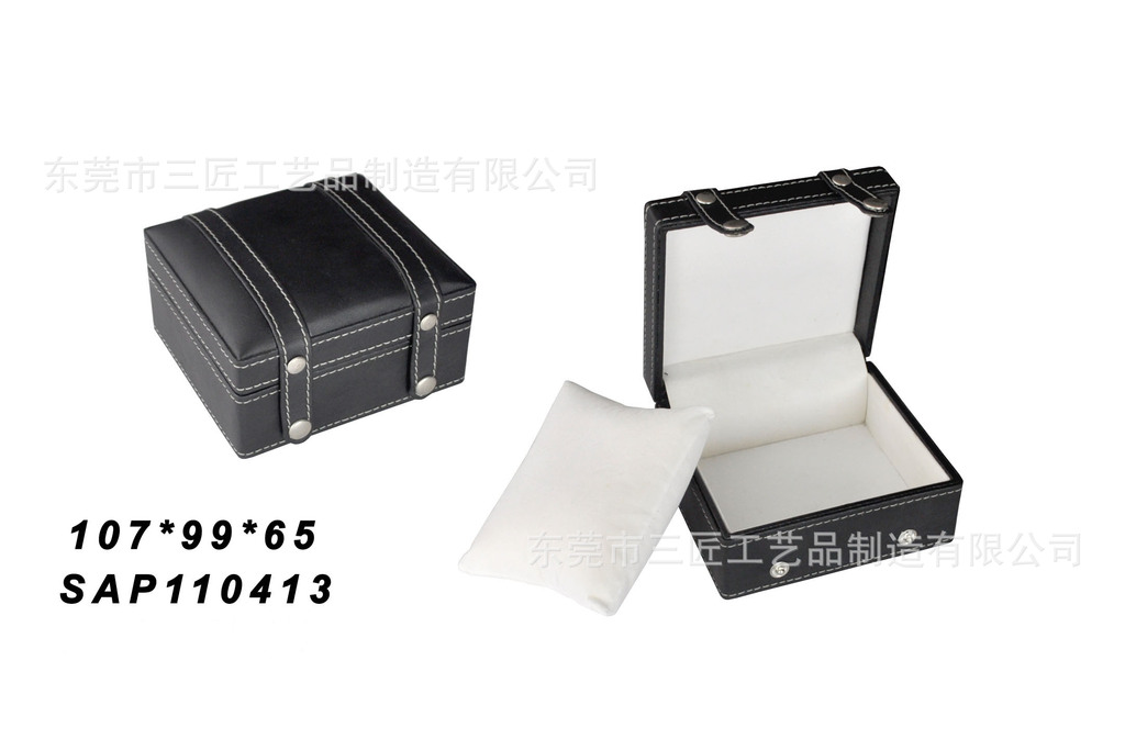 2025年新款手表包装盒 生产表盒 单只装 PU翻盖表盒 可来样