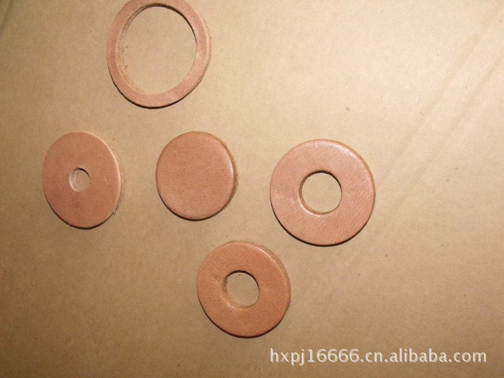 牛皮垫 冲压皮件皮标皮块摩擦垫 皮圈皮轮 密封垫圈 平垫圈