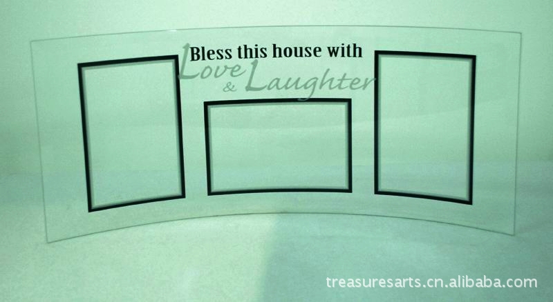 厂家直销 欧式风格 透明相框 烤弯玻璃高档相框