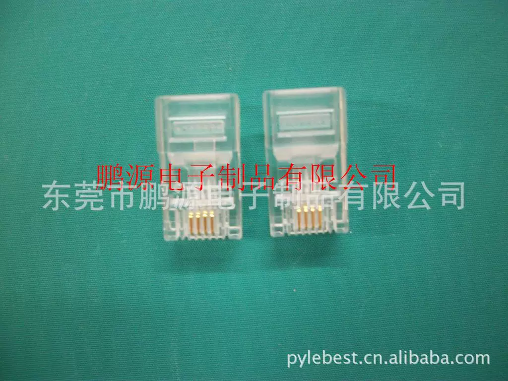 Поставка RJ45 сетевой кристалл-коннектор 8P2C металлический неэкранированный 8-жильный RJ45 для компьютера/широкополосного соединения