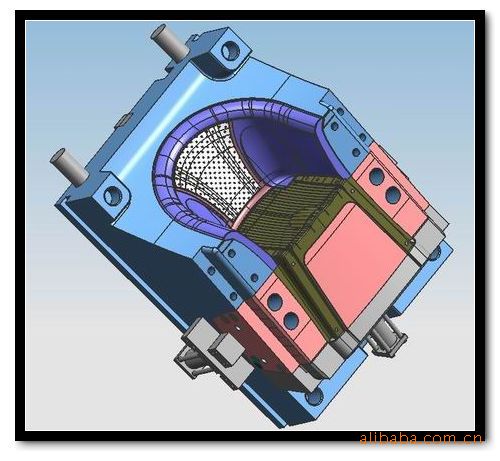 厂家直供台州黄岩塑料沙滩凳子椅子模具制造固定式注塑模具LOGO