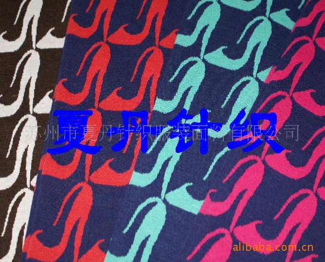 涤纱TC+··D`··D涤包氨双面提花布(图)，电脑提花，混纺提花