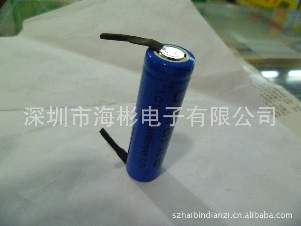 供应18650电池组  带焊片18650锂电池