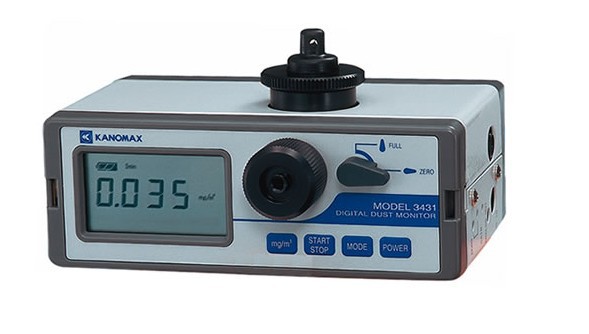 代理日本加野KANOMAX 3431光散乱数字粉尘计