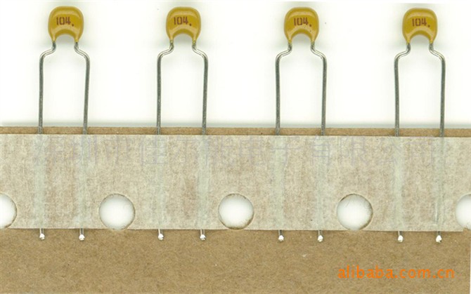 径向独石电容器104编带独石电容器 厂家直销