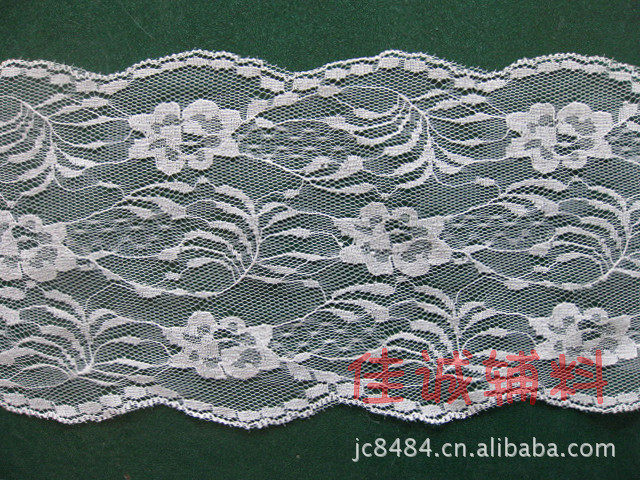 无弹力玫瑰花蕾丝花边 服装内衣辅料 DIY手工材料 11.5CM