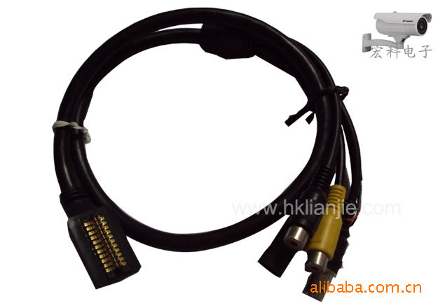 视频线 模拟视频线 网络摄像机金手指线 防水线、微型摄像机线