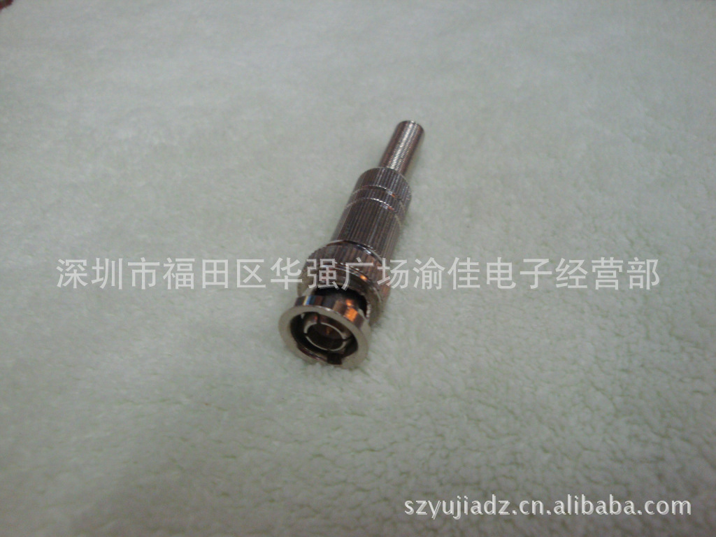 纯铜BNC公插头 Q9监控接线插头 BNC-3接线头
