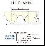 供应橡胶同步带HTD-8M 橡胶同步带 黑色橡胶同步带